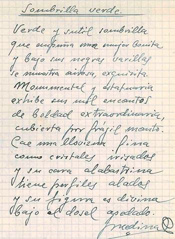 34 sombrilla verde