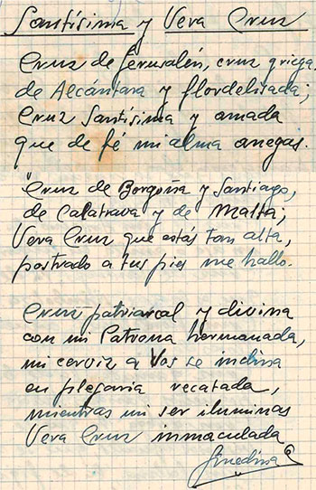 santisima vera cruz
